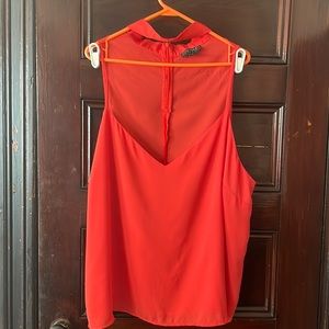 Plus Size Choker Cami Top